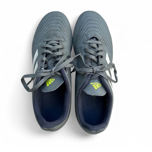 Adidas Cleats Green with Neon Yellow Accents Soccer Shoes size 5 - Picture 5 of 9